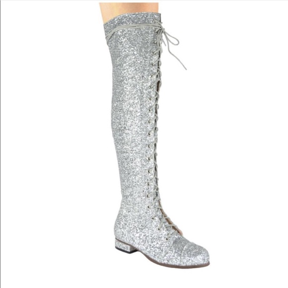 dollskill Shoes - Channel ur inner Bowie!👨🏻‍🎤Glam thigh highs Sz7